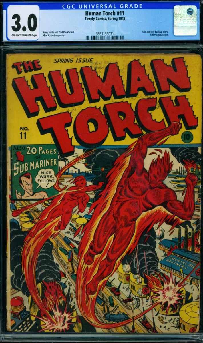 Cover Scan: HUMAN TORCH #11  