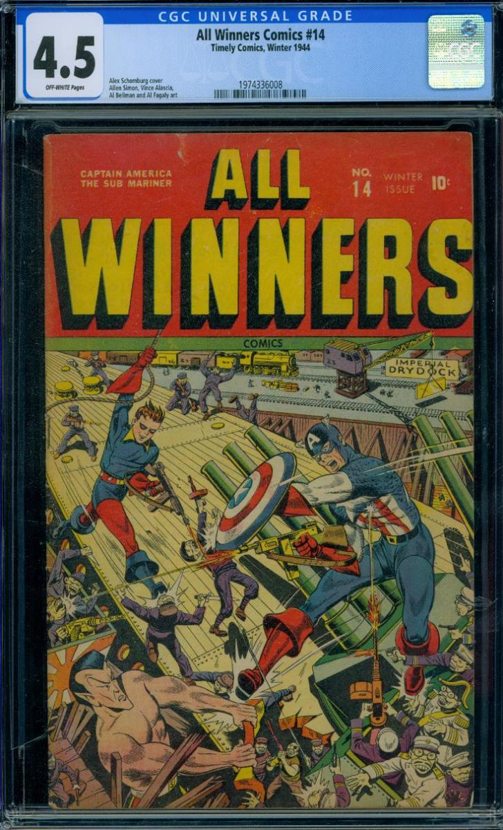 Cover Scan: ALL WINNERS COMICS #14  
