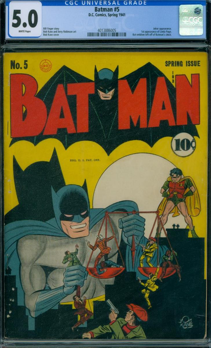 Cover Scan: BATMAN #5  