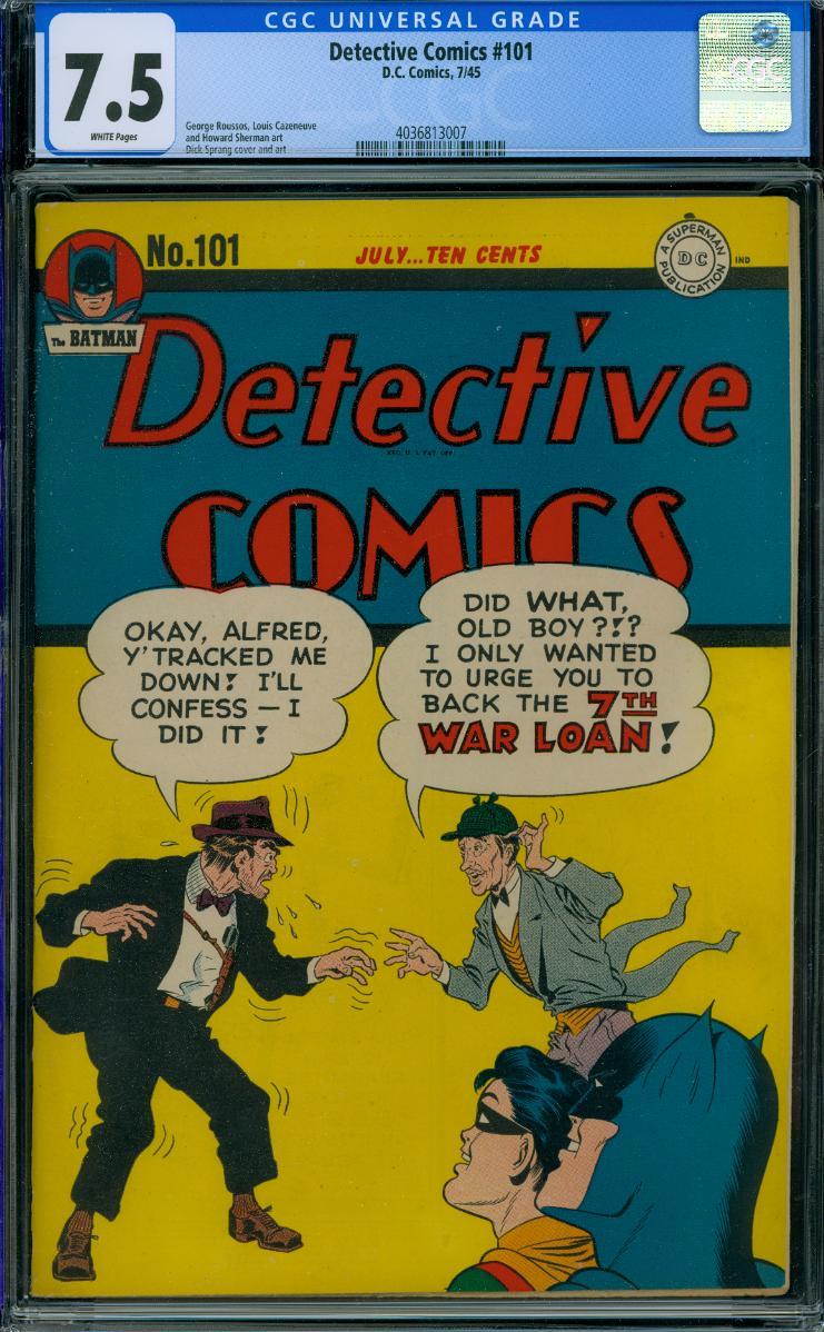 Cover Scan: DETECTIVE COMICS #101  