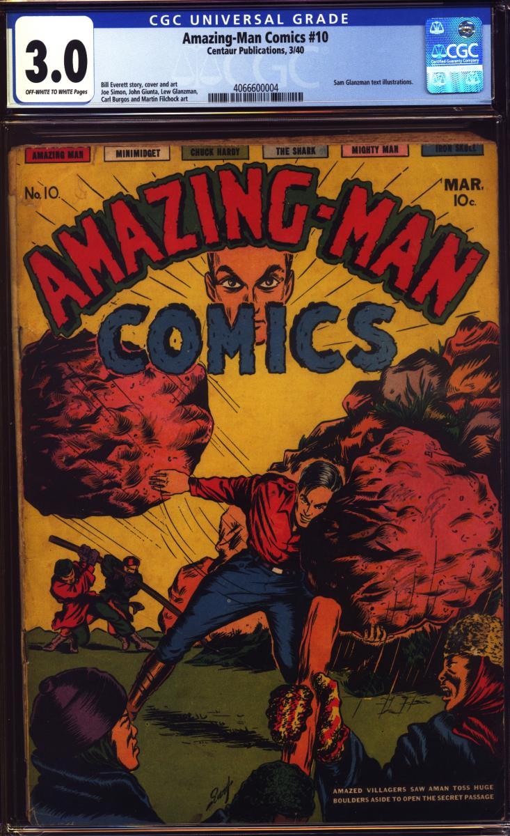 Cover Scan: AMAZING MAN COMICS #10