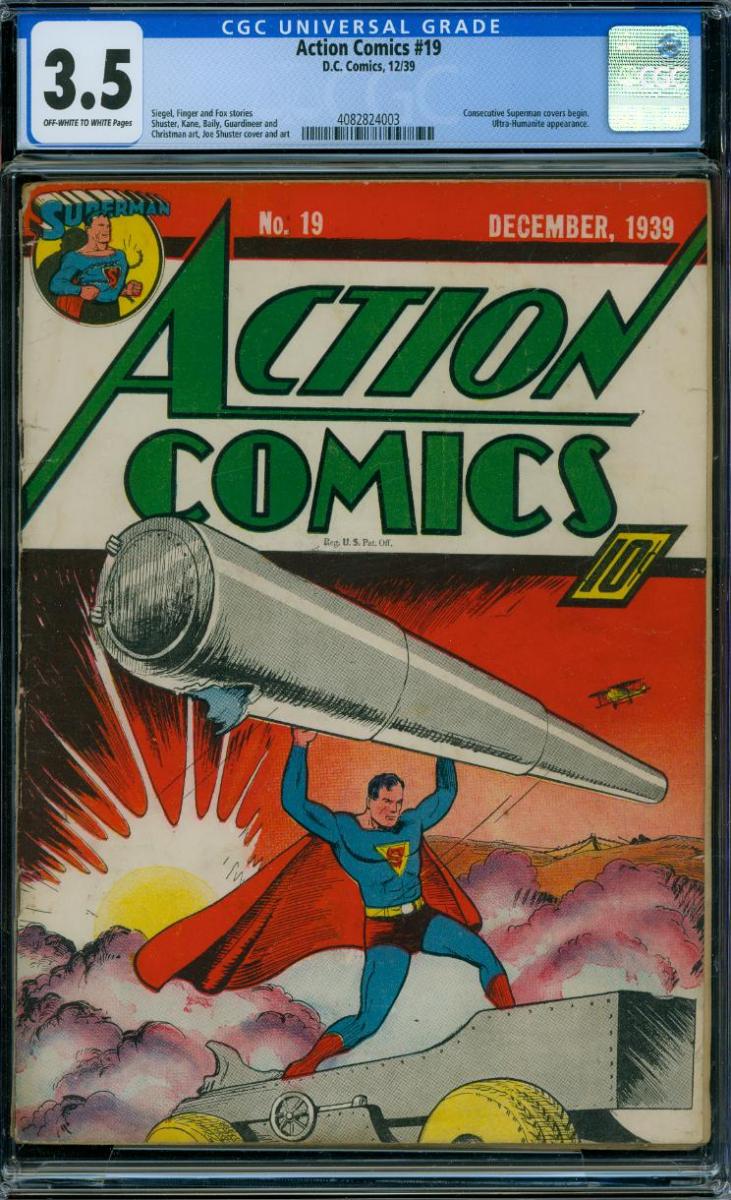 Action Comics #19 "WW II BEGINS"