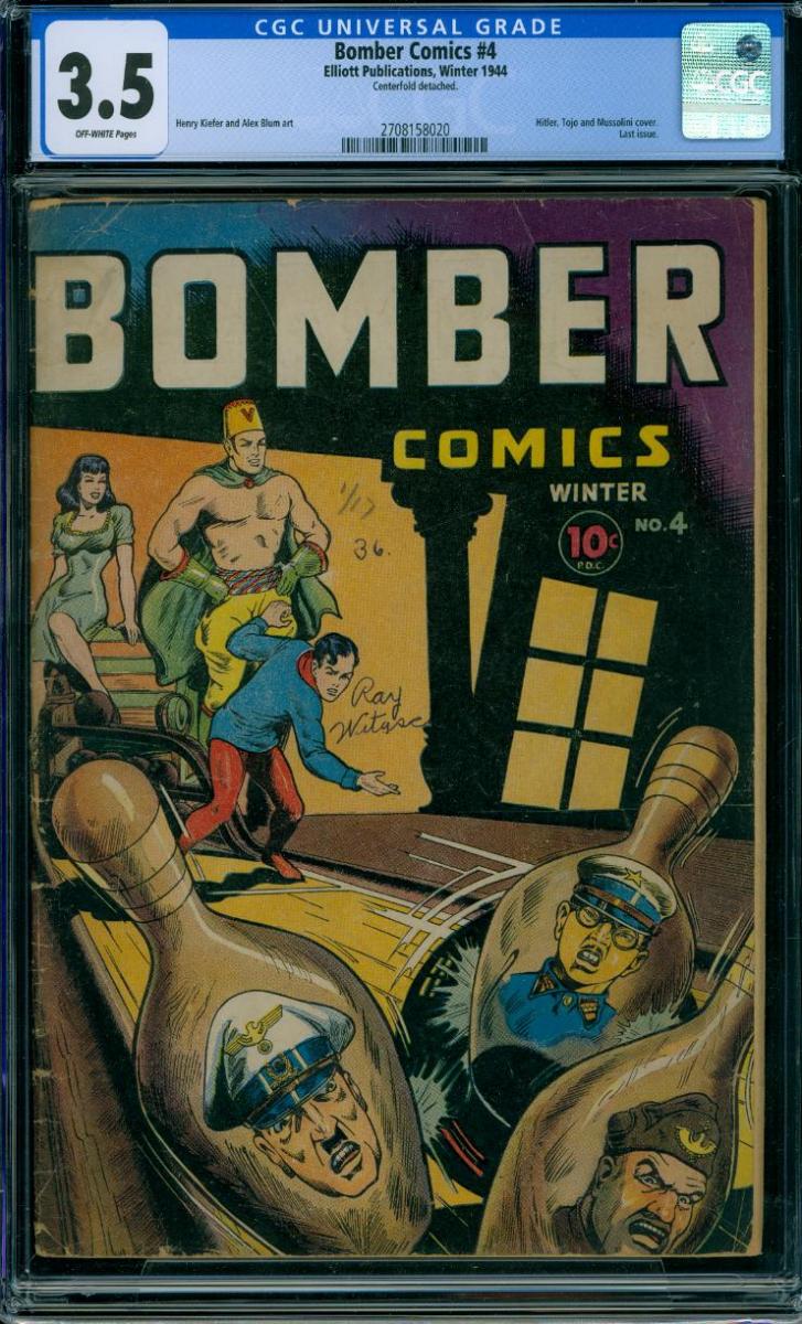 Cover Scan: BOMBER COMICS #4  