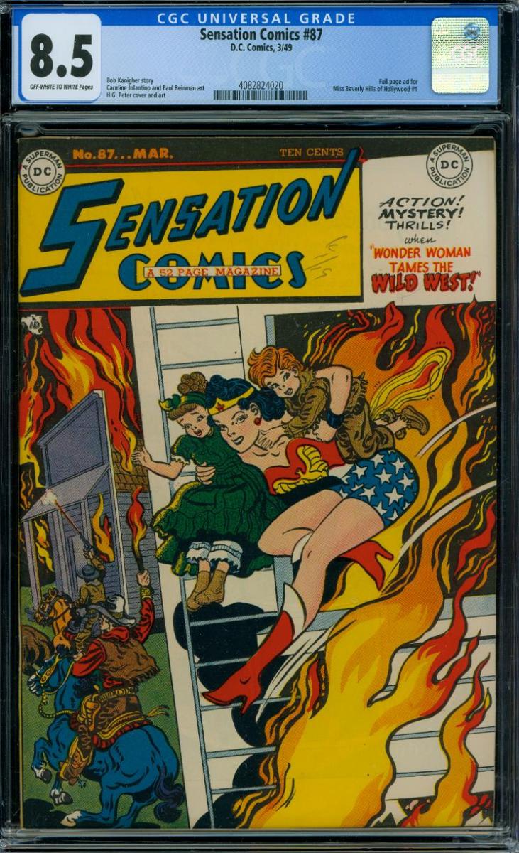 Cover Scan: SENSATION COMICS #87  