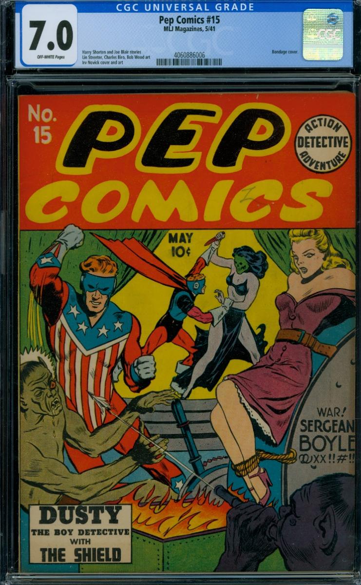Cover Scan: PEP COMICS #15  
