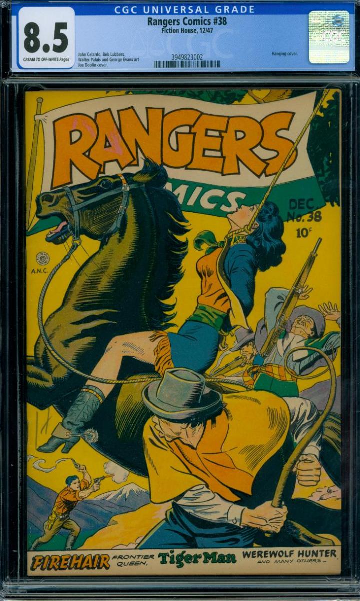 Cover Scan: RANGERS COMICS #38  