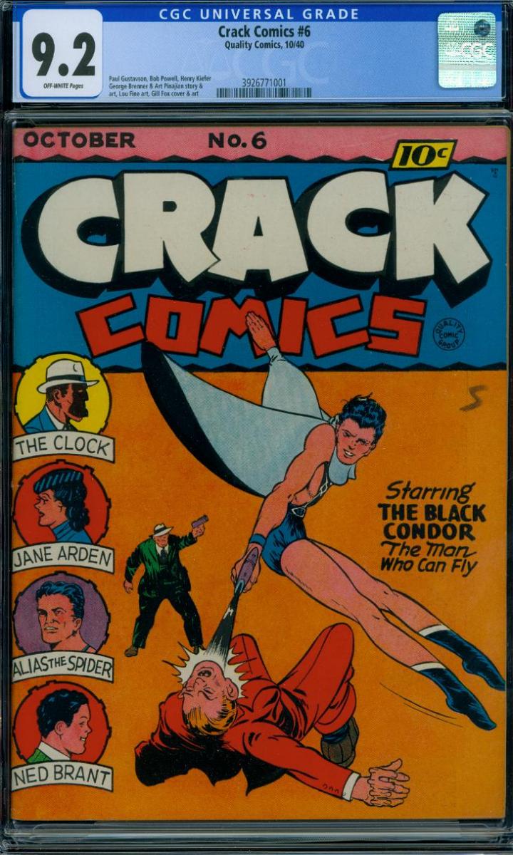 Cover Scan: CRACK COMICS #6  