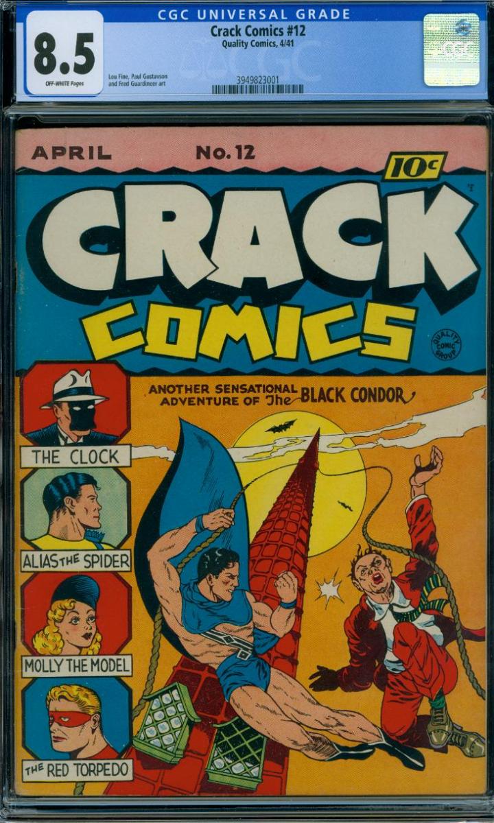 Cover Scan: CRACK COMICS #12  