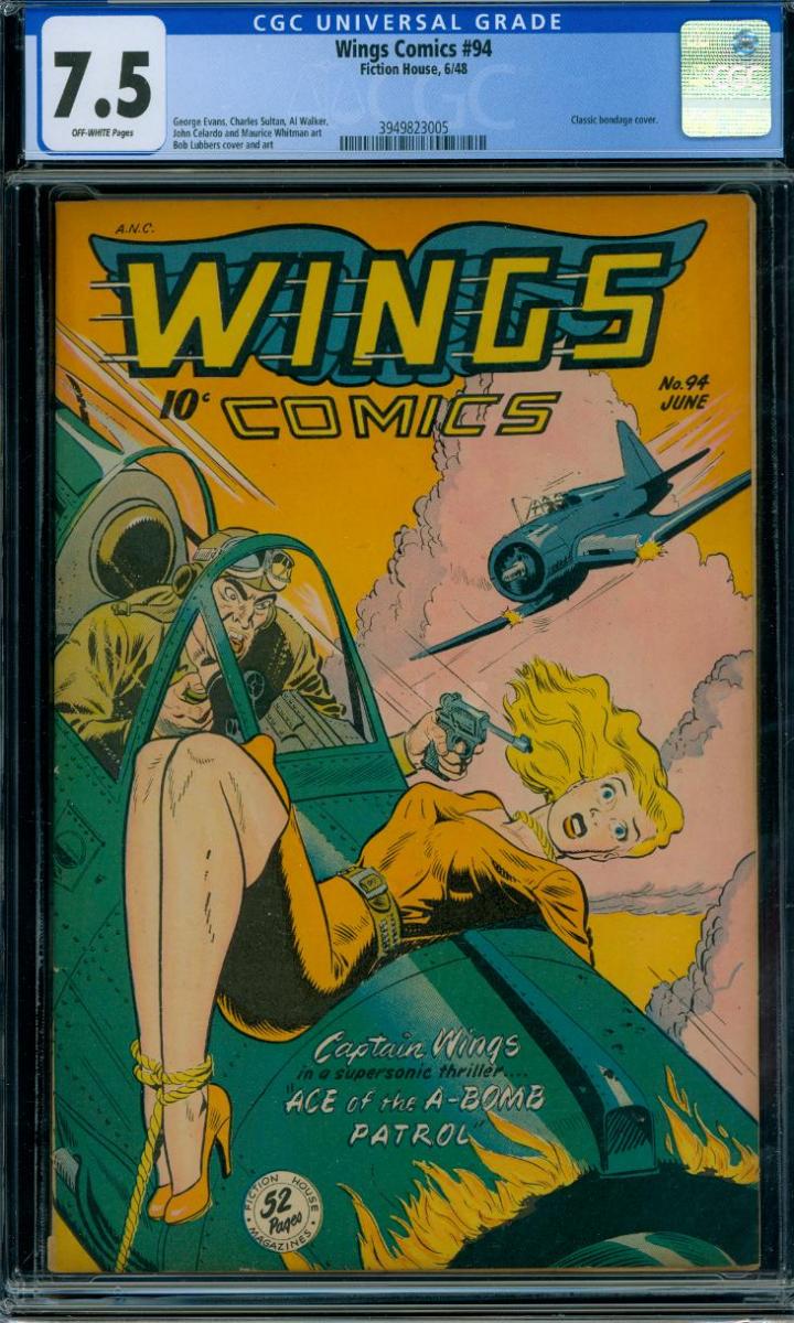 Wings Comics #94 [1948] "HIGH ANXIETY"