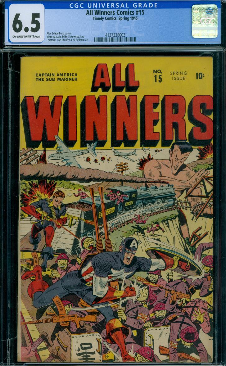 All Winners Comics #15 [1945] "OFF THE TRACK"