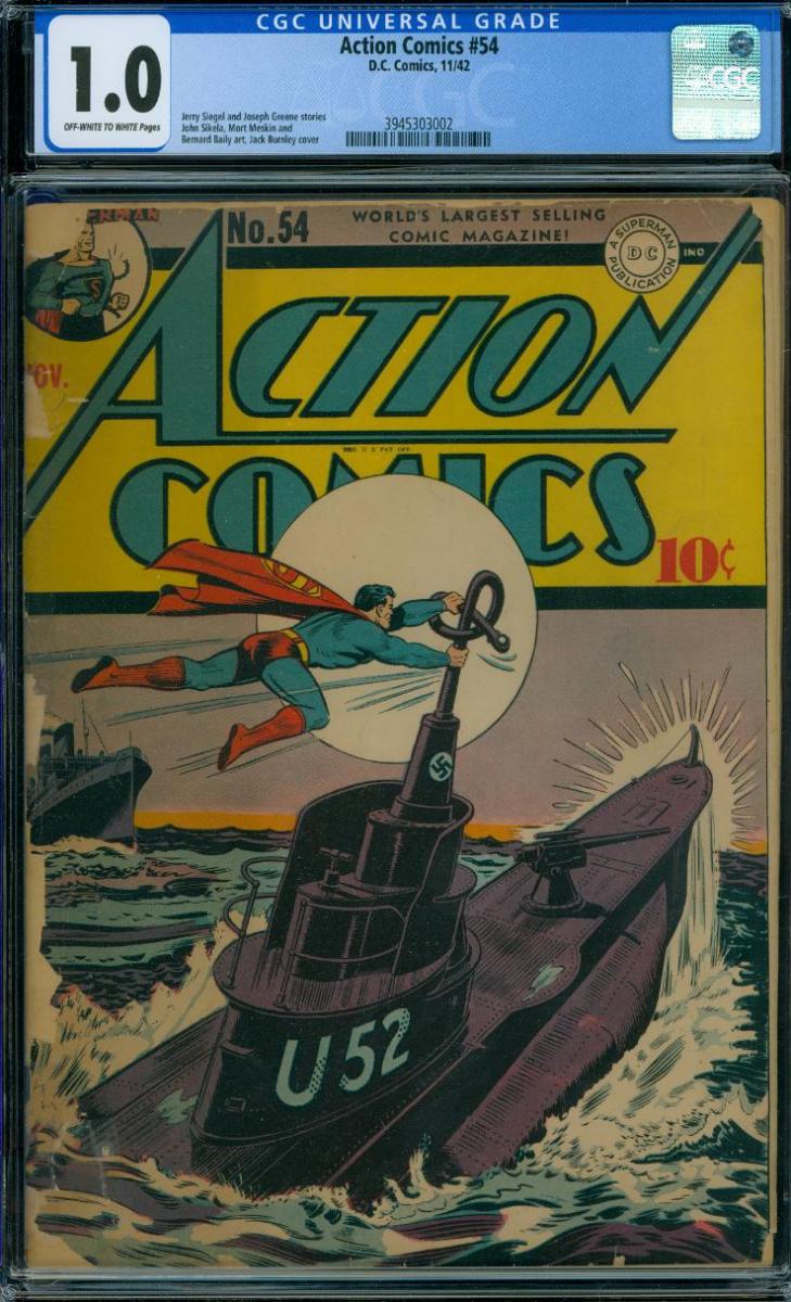 Cover Scan: ACTION COMICS #54  