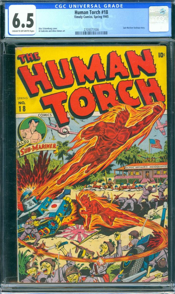 Cover Scan: HUMAN TORCH #18  