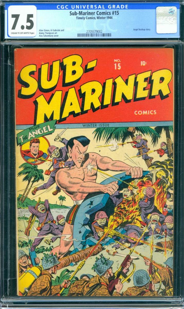 Cover Scan: SUB-MARINER COMICS #15  