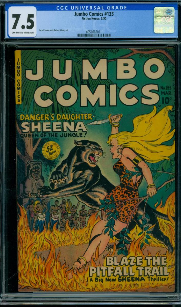 Cover Scan: JUMBO COMICS #133  