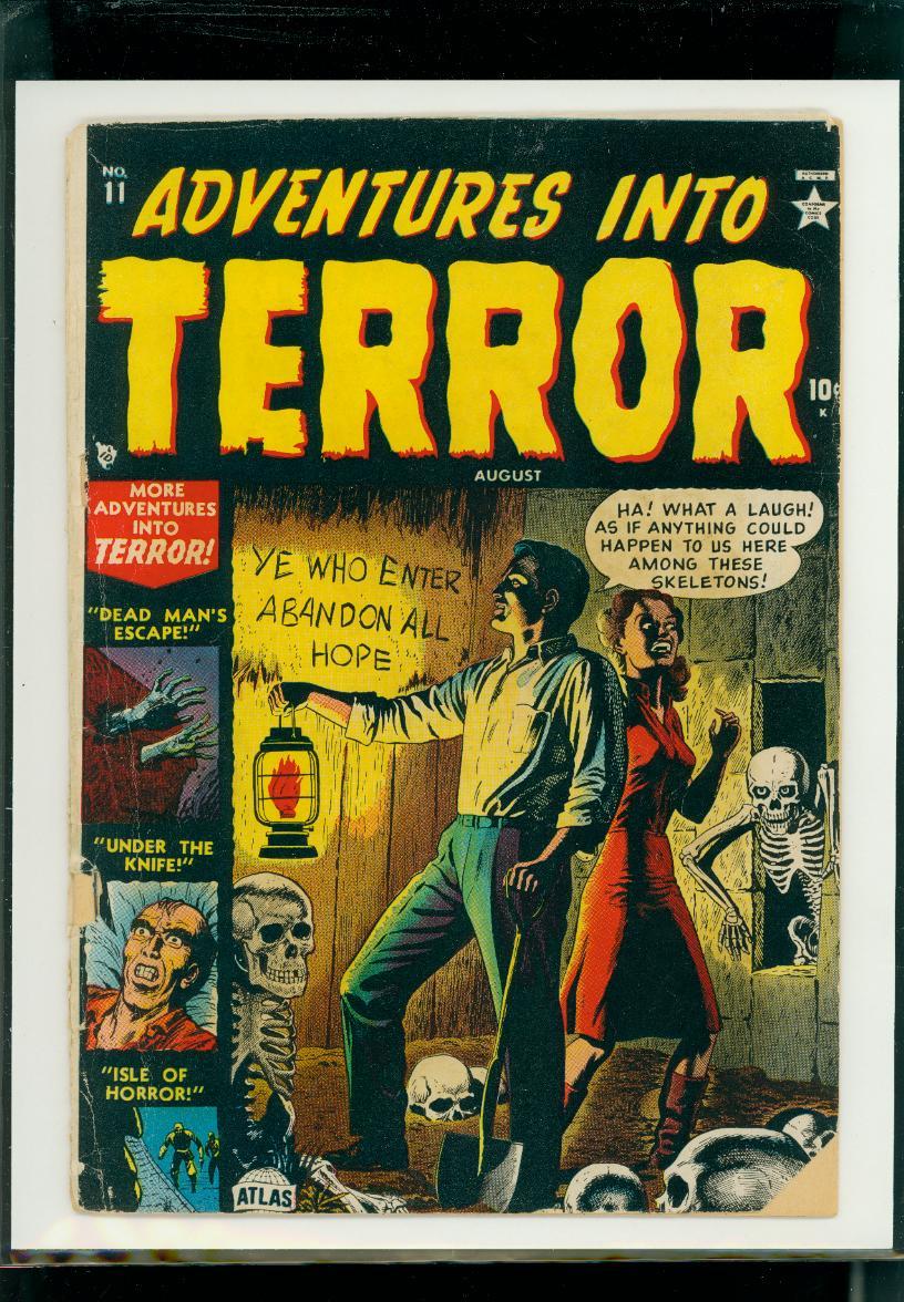 Cover Scan: ADVENTURE INTO TERROR #11 [1950] 2-STORIES ARE COMPLETE