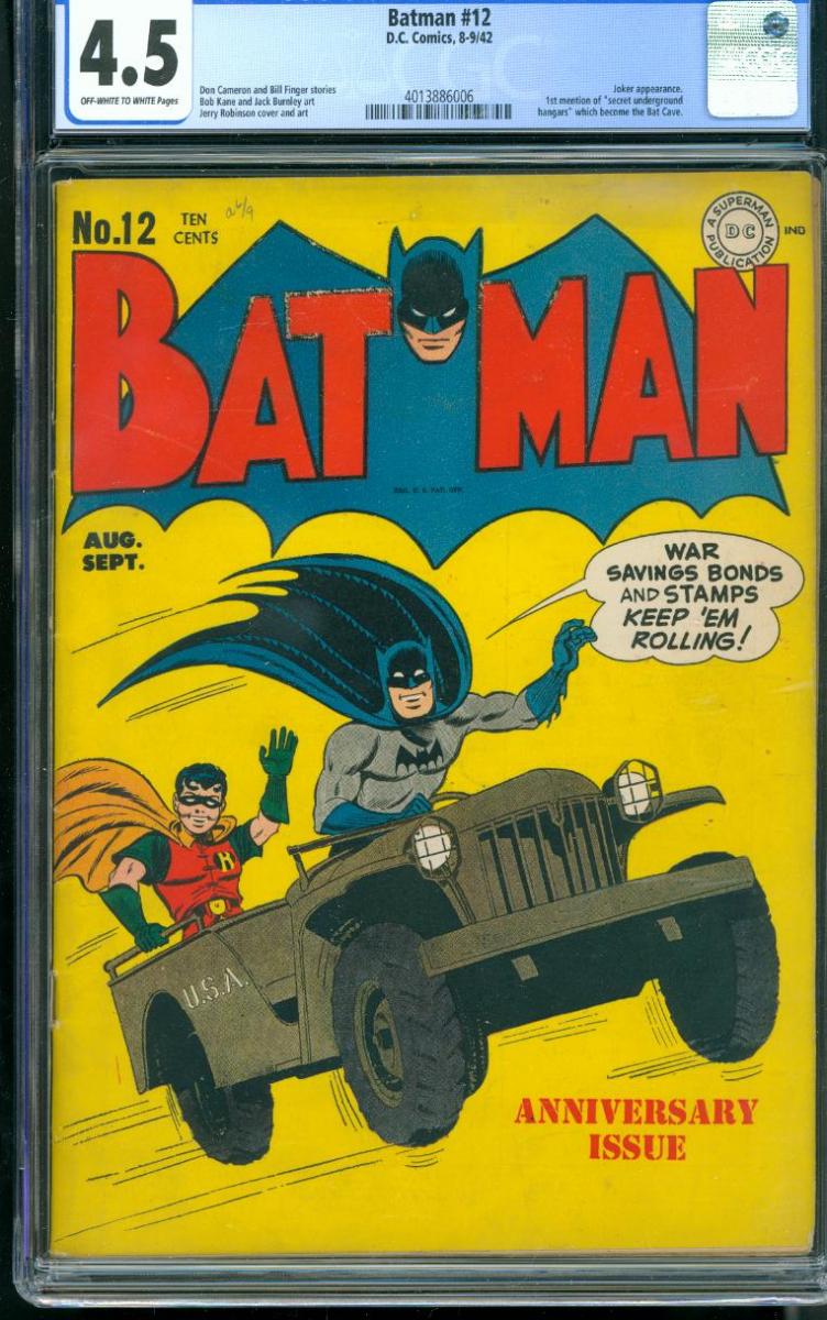 Cover Scan: BATMAN #12  