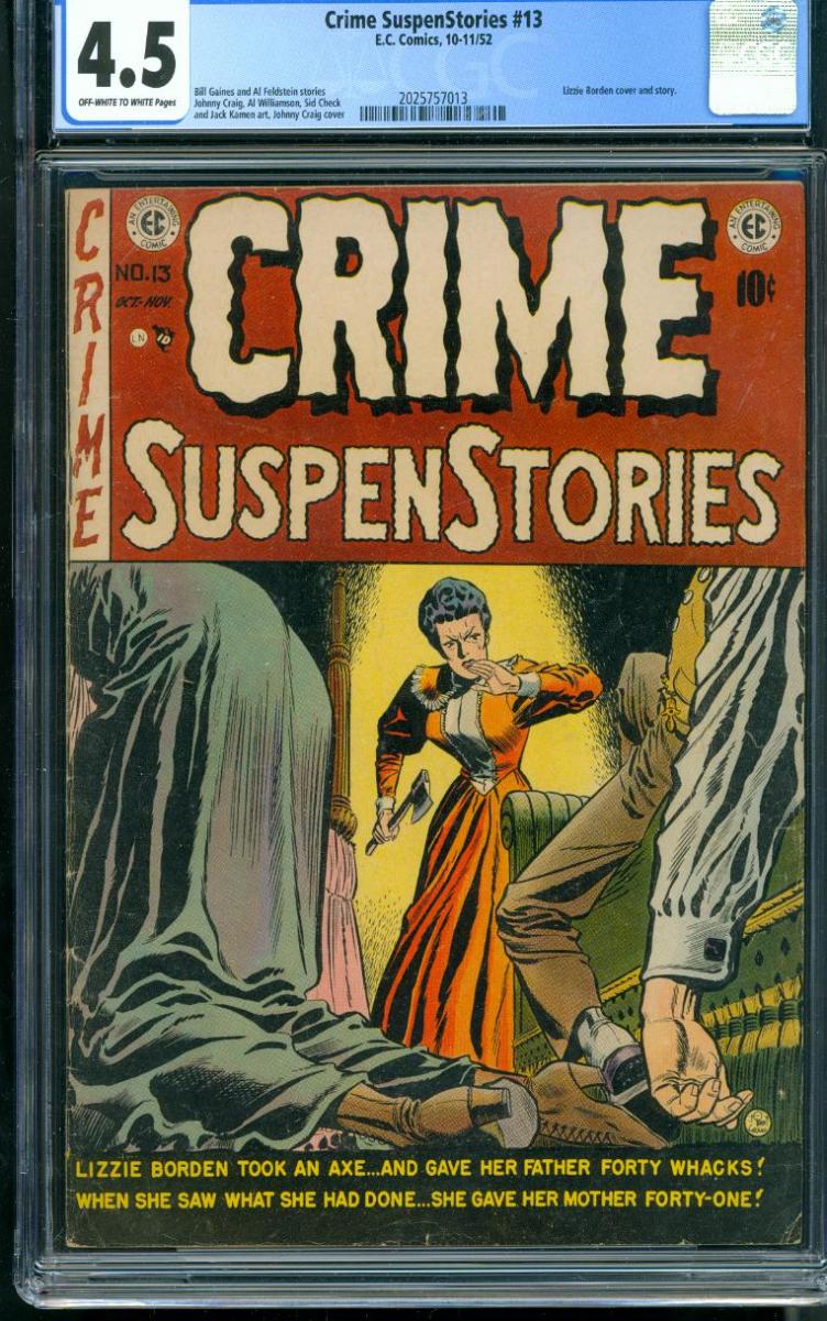 Cover Scan: CRIME SUSPENSTORIES #13  