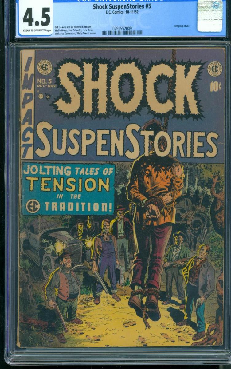 Cover Scan: SHOCK SUSPENSTORIES #5  