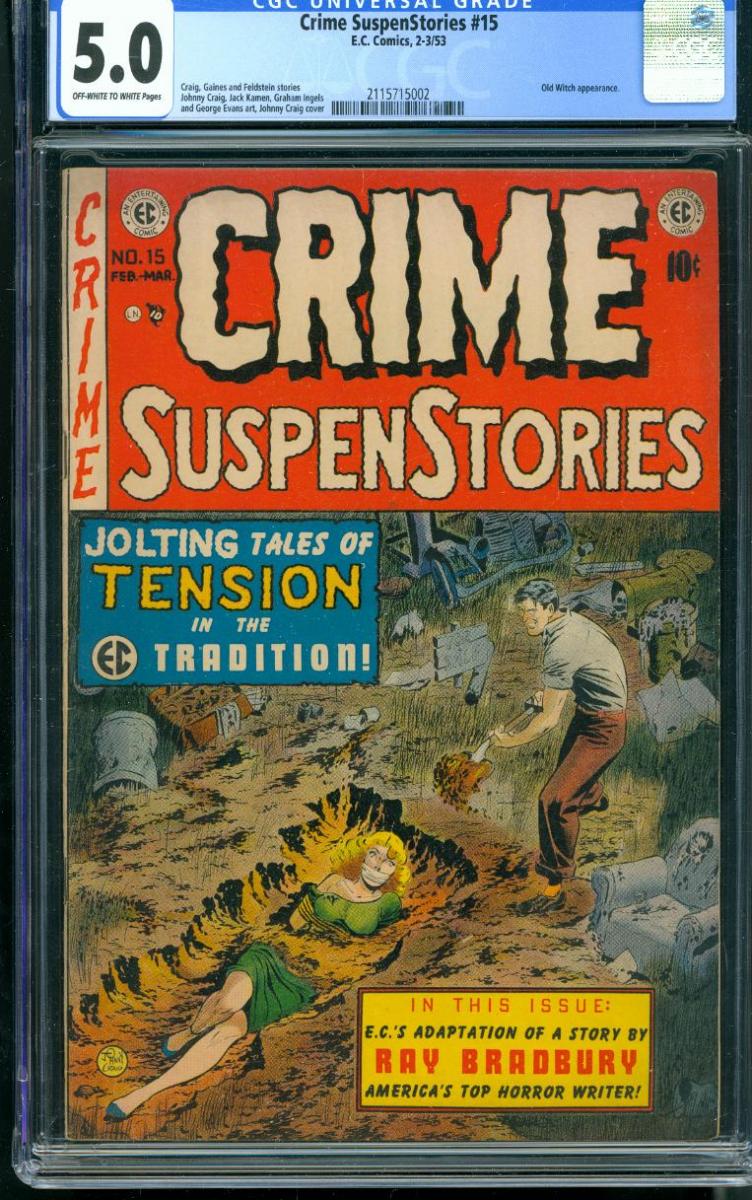 Cover Scan: CRIME SUSPENSTORIES #15  