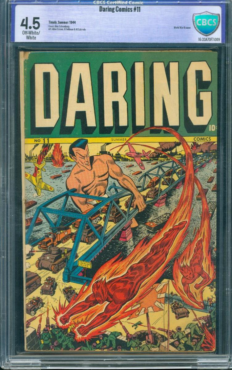 Daring Comics #11 [1944] "BRIDGING THE GAP"
