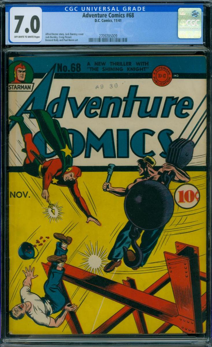 Adventure Comics #68 [1941] "HIGH ANXIETY"
