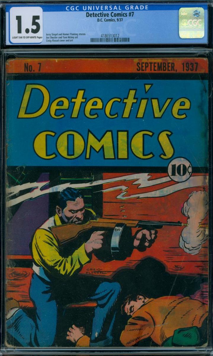 Detective Comics #7 [1937] "VINTAGE PRE-BATMAN ISSUE"