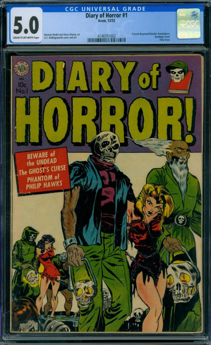 Cover Scan: DIARY OF HORROR #1  