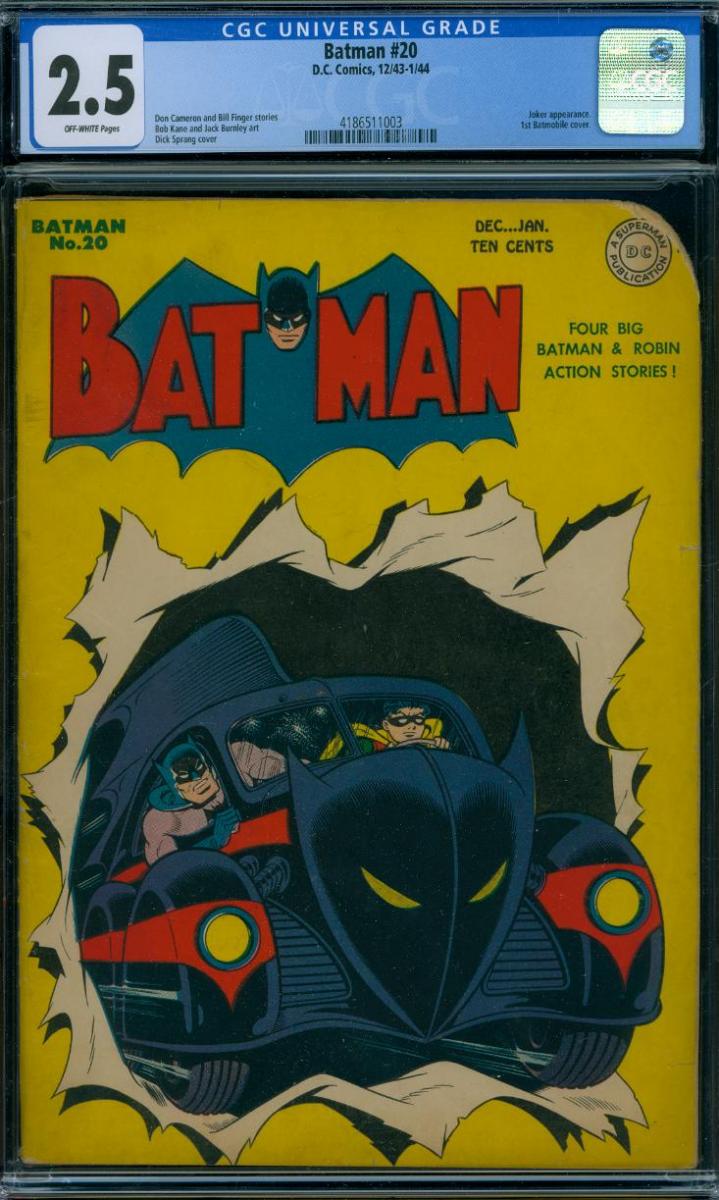 Cover Scan: BATMAN #20  