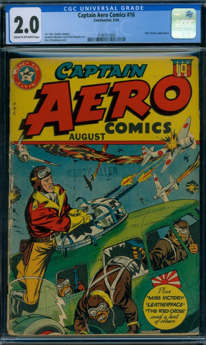 Captain Aero #16 [1944] "ZEROED-IN"