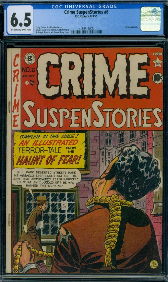 Cover Scan: CRIME SUSPENSTORIES #6  