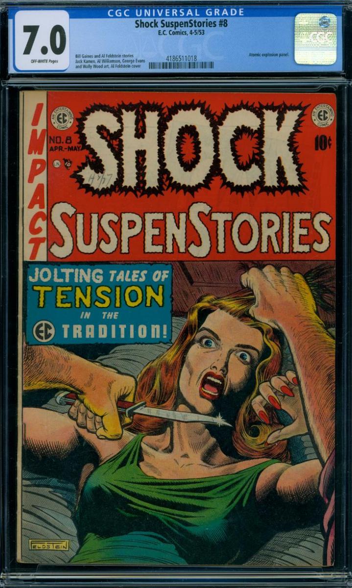 Cover Scan: SHOCK SUSPENSTORIES #8  