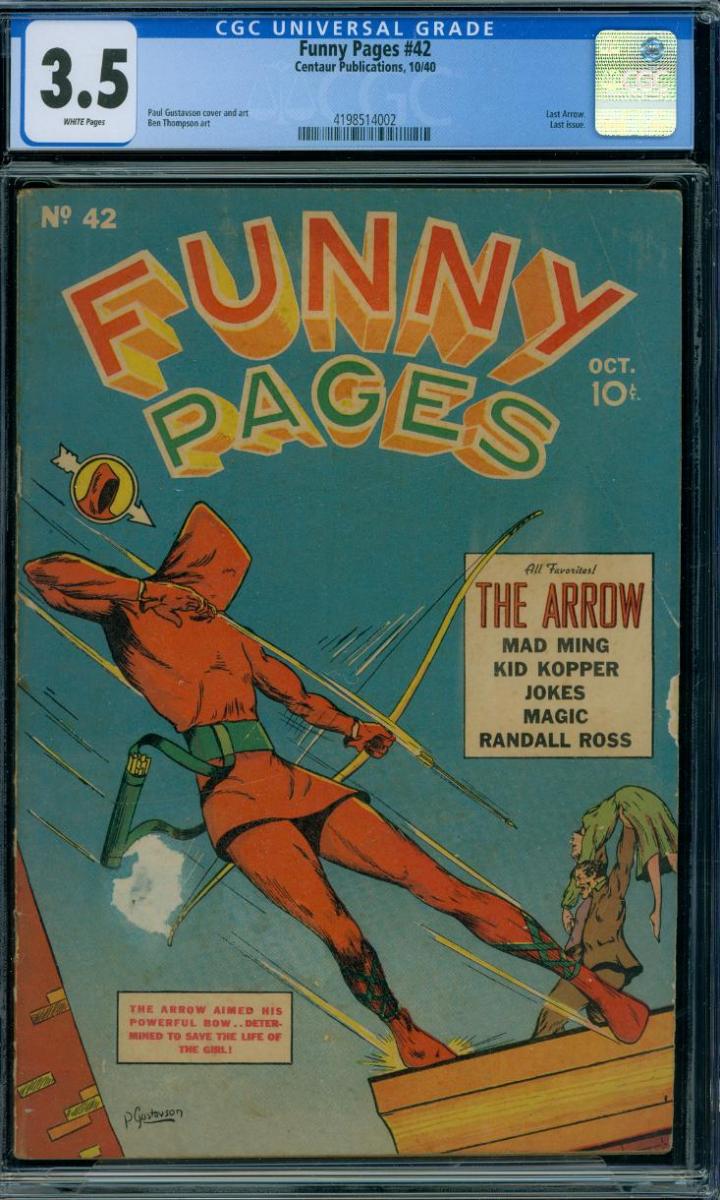 Cover Scan: FUNNY PAGES #42  