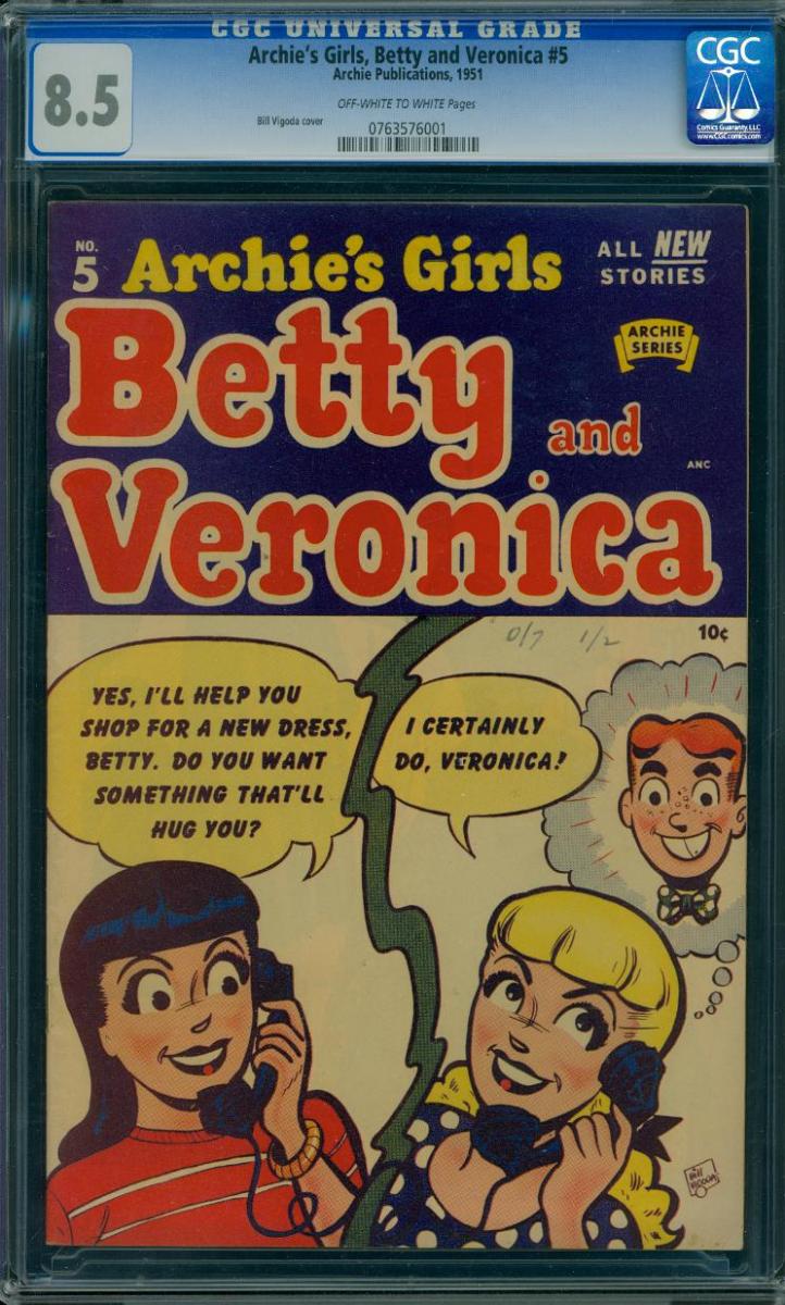 Cover Scan: BETTY AND VERONICA #5  