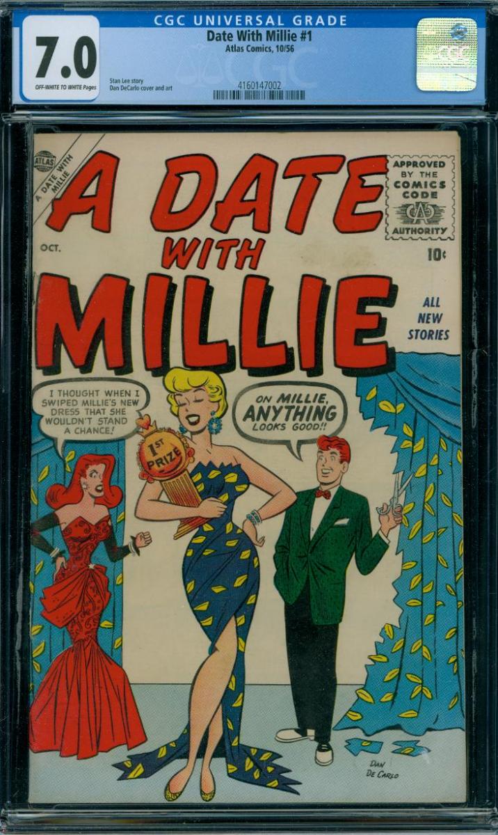Cover Scan: A DATE WITH MILLIE #1  
