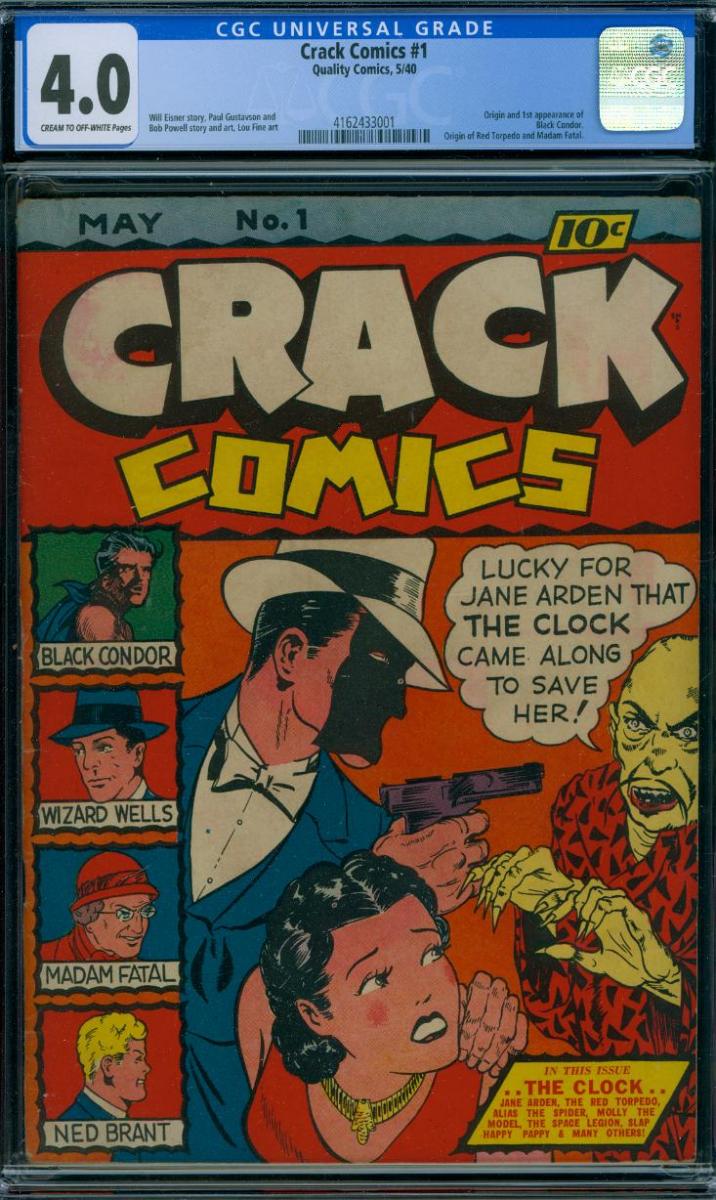 Cover Scan: CRACK COMICS #1  