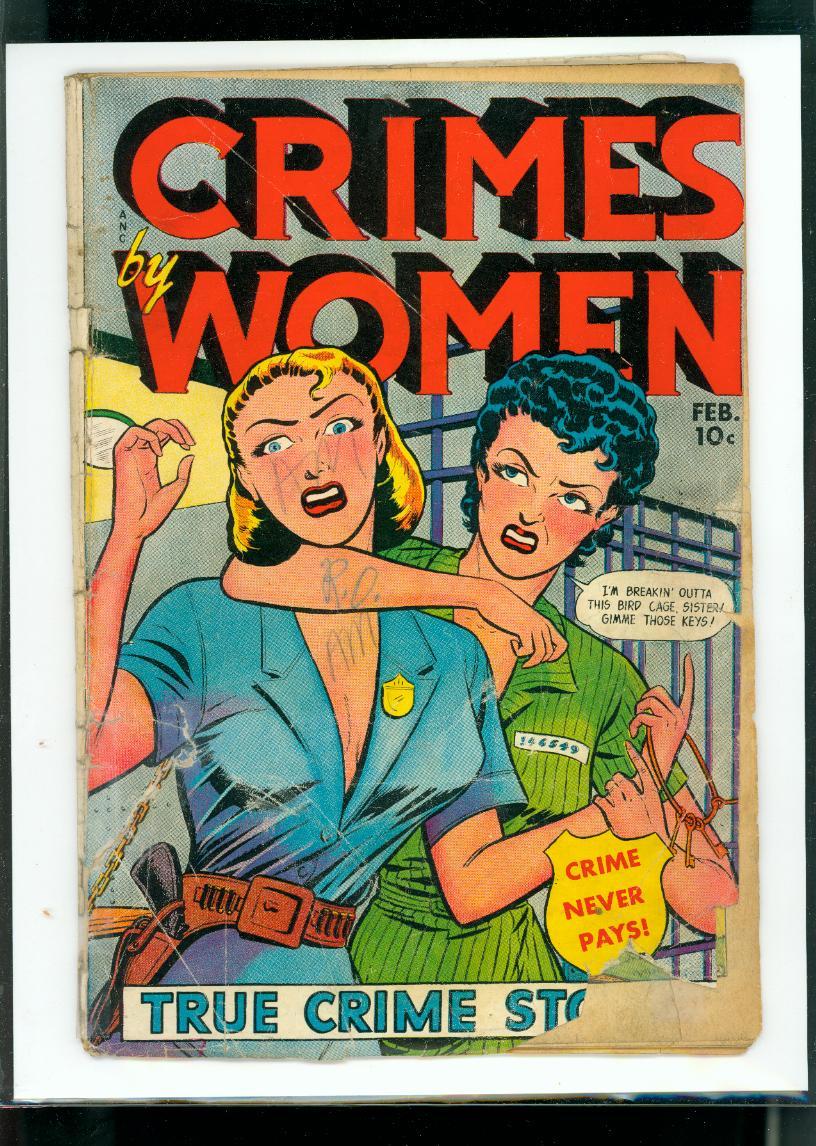 Cover Scan: CRIMES BY WOMEN #11 [1950] COMPLETE COPY