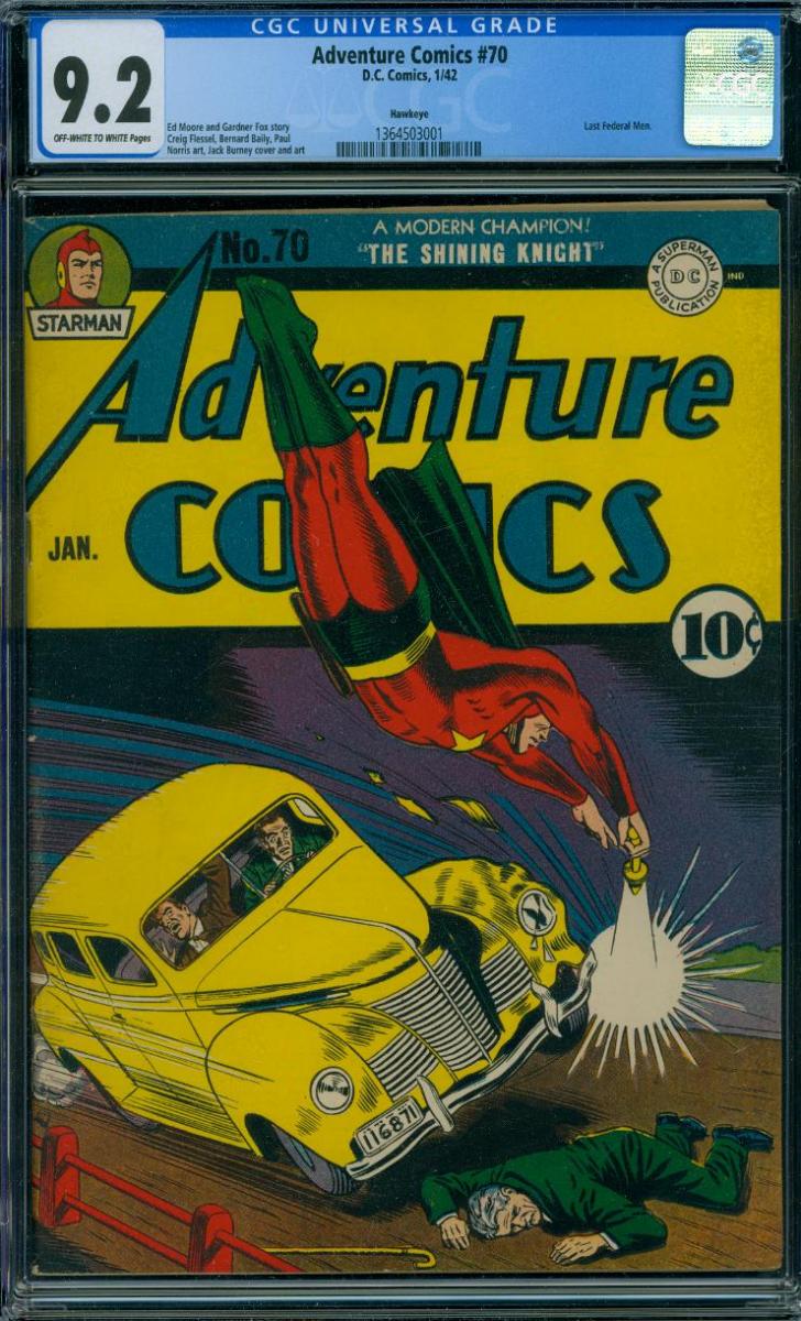 Cover Scan: ADVENTURE COMICS #70  