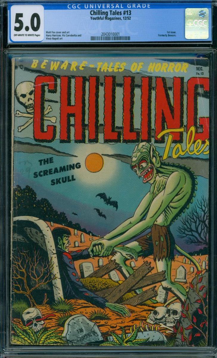 Cover Scan: CHILLING TALES #13  