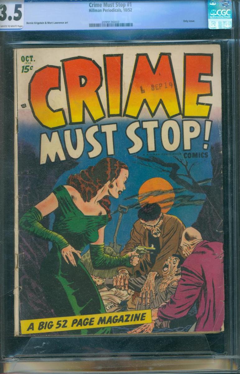 CRIME MUST STOP #1 [1952] "GRAVE SIGHT"