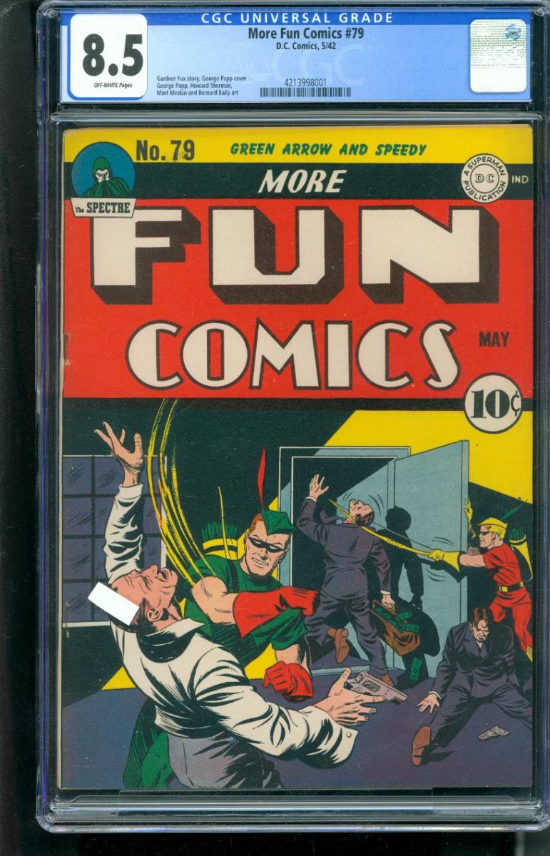 Cover Scan: MORE FUN COMICS #79  