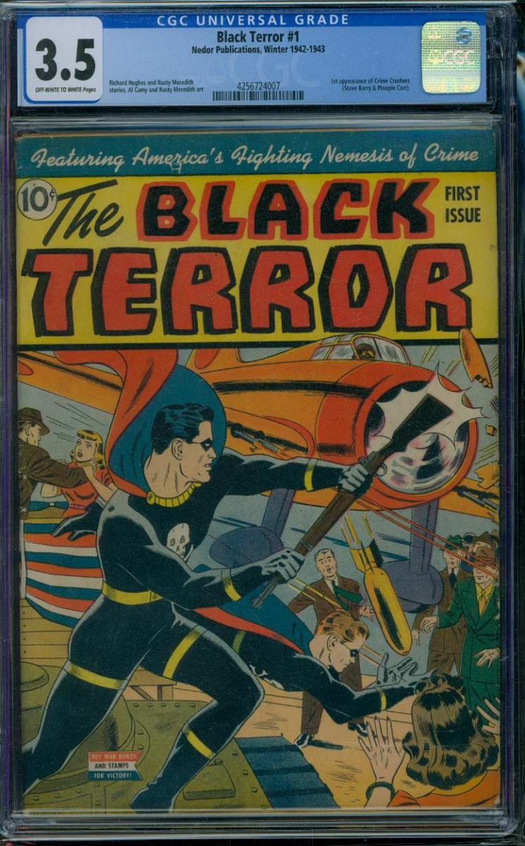 Black Terror #1 [1942] "CLASSIC GOLDEN-AGE 1ST EDITION"