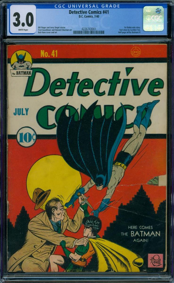 Cover Scan: DETECTIVE COMICS #41  