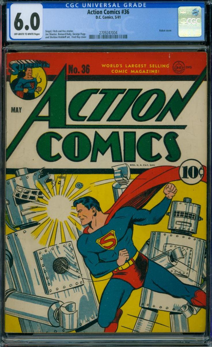 Cover Scan: ACTION COMICS #36  