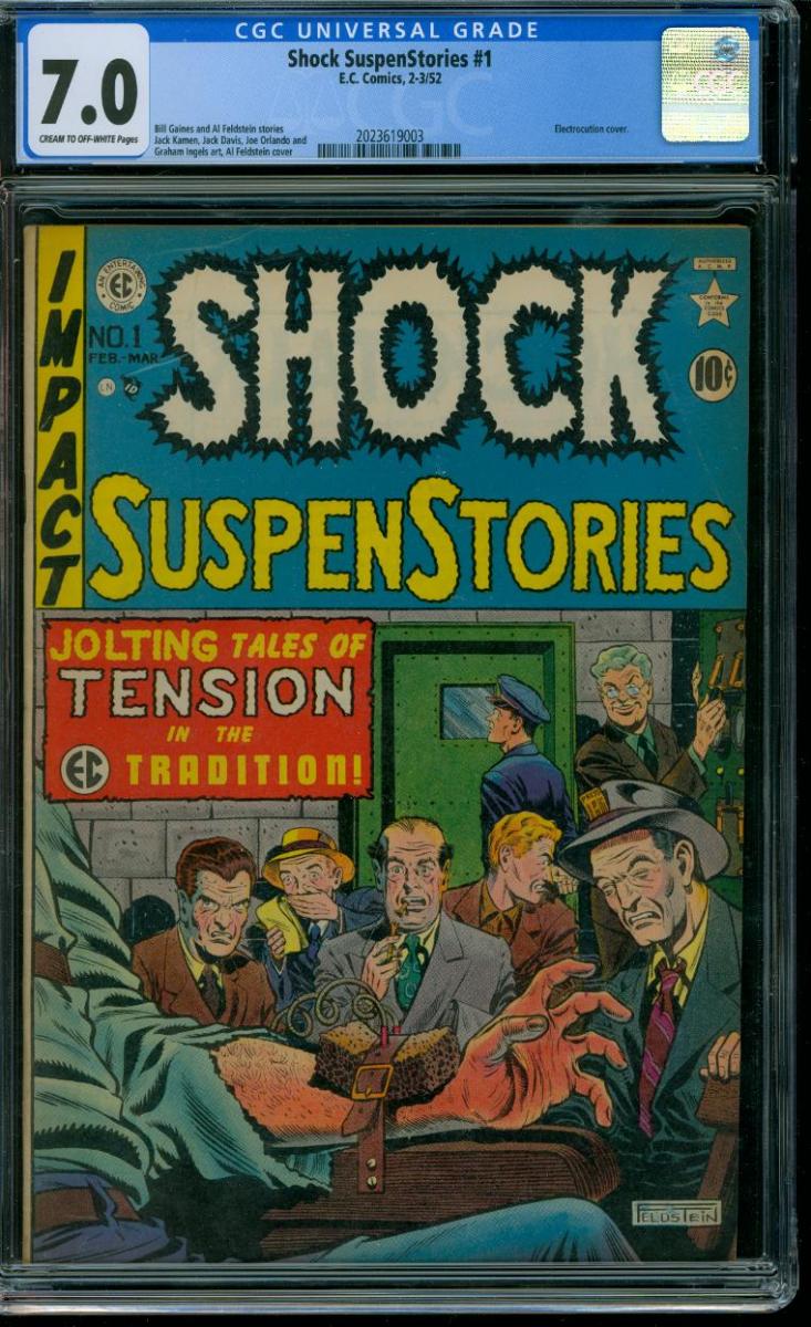 SHOCK SUSPENSTORIES 1 [1952] CLASSIC PRECODE EC