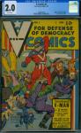 V-COMICS #1 [1942] CGC 2.0 