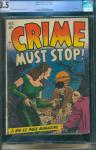 CRIME MUST STOP #1 [1952] CGC 3.5