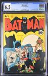 Batman #5 [1941] CGC 6.5